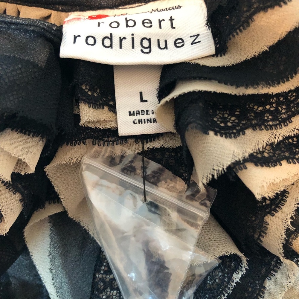 Robert Rodrigues Ruffle Top Size Large - Picture 6 of 8